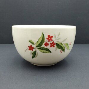 Universal Cambridge Woodvine Mixing Serving Bowl Red Flowers Refrigerator Jar